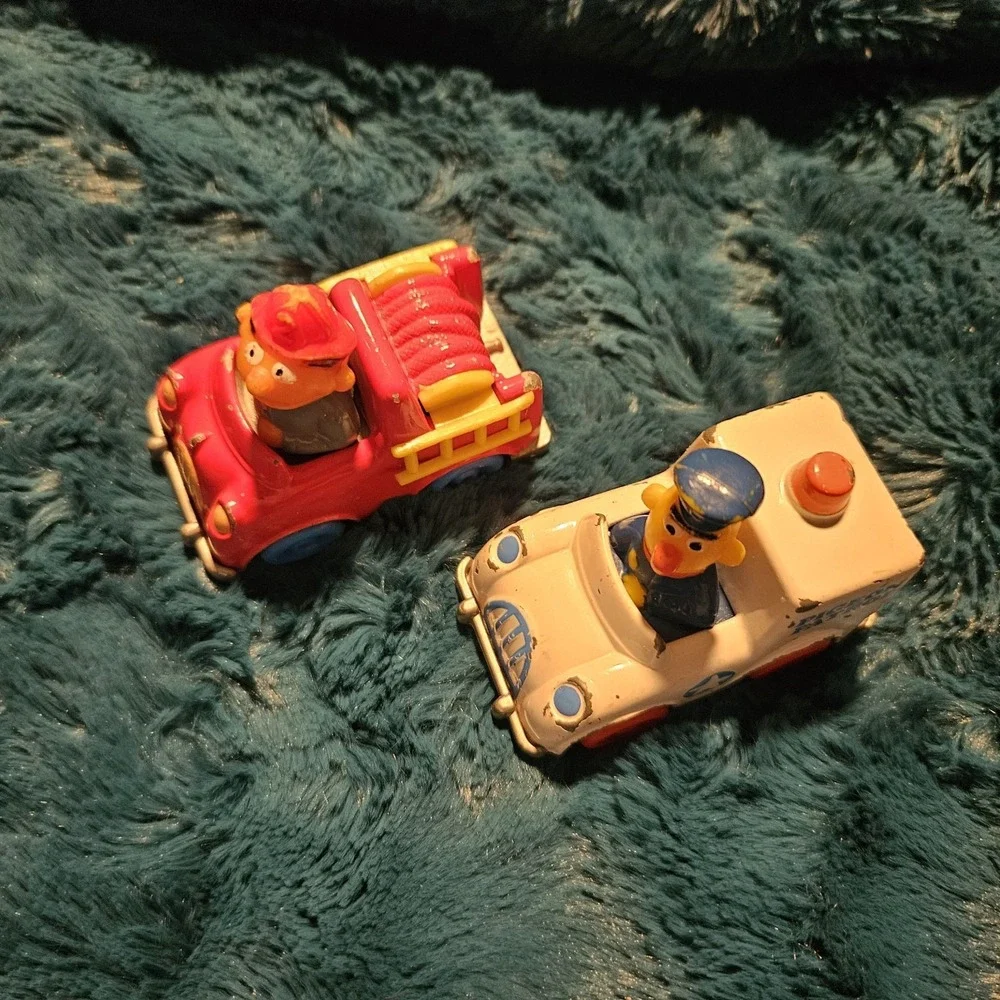 Vintage Playskool Sesame Street 1980s Character Vehicles‎